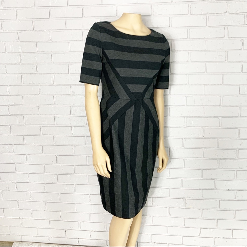 Anthropologie Maeve Striped Pencil Dress Size 12